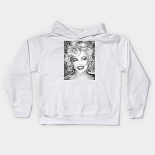 MMother Of Pearl blackandwhite Kids Hoodie